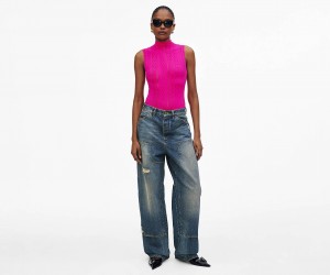 Marc Jacobs Grunge Oversized Carpenter Jean Indigo | USA_MJ12230