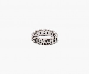 Marc Jacobs The Barcode Monogram ID Chain Silver | USA_MJ59922