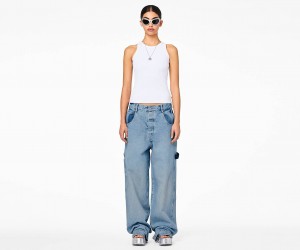 Marc Jacobs The Icon Rib Tank White | USA_MJ71613