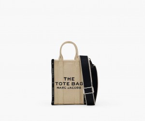 Marc Jacobs The Jacquard Mini Tote Brown | USA_MJ87391