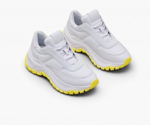 Marc Jacobs The Lazy Runner White / Yellow | USA_MJ52296