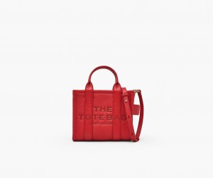 Marc Jacobs The Leather Mini Tote Red | USA_MJ12992