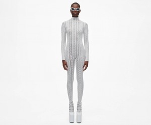 Marc Jacobs The Seamless Catsuit White | USA_MJ95396