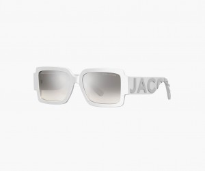 Marc Jacobs The Square Mirrored White / Grey | USA_MJ36936